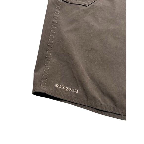 Patagonia Worn Wear Planing Boardshorts Women’s Size 12 Stretch Brown Y2K Beach - Picture 4 of 11